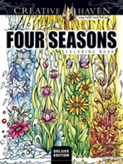 Creative Haven Deluxe Edition Four Seasons Coloring Book