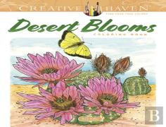 Creative Haven Desert Blooms Coloring Book