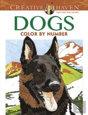 Creative Haven Dogs Color By Number Coloring Book
