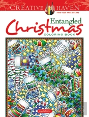 Creative Haven Entangled Christmas Coloring Book