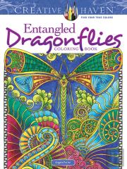 Creative Haven Entangled Dragonflies Coloring Book
