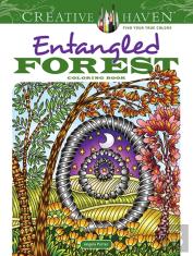 Creative Haven Entangled Forest Coloring Book