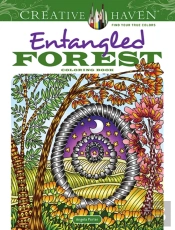 Creative Haven Entangled Forest Coloring Book