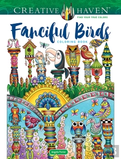 Bertrand.pt - Creative Haven Fanciful Birds Coloring Book