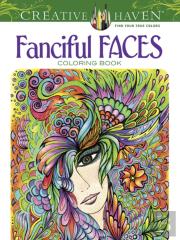 Creative Haven Fanciful Faces Coloring Book