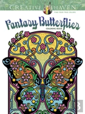 Creative Haven Fantasy Butterflies Coloring Book