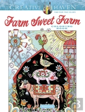 Creative Haven Farm Sweet Farm Coloring Book