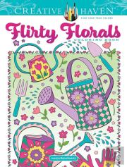 Creative Haven Flirty Florals Coloring Book