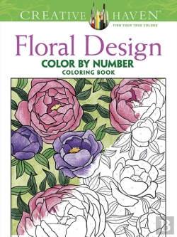 Bertrand.pt - Creative Haven Floral Design Color By Number Coloring Book