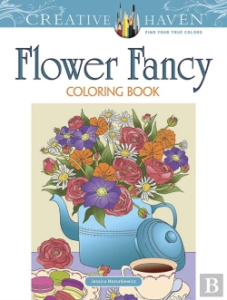 Bertrand.pt - Creative Haven Flower Fancy Coloring Book