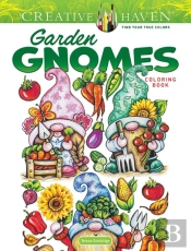 Creative Haven Garden Gnomes Coloring Book
