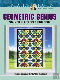 Bertrand.pt - Creative Haven Geometric Genius Stained Glass Coloring Book