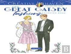 Creative Haven Great Gatsby Fashions Coloring Book