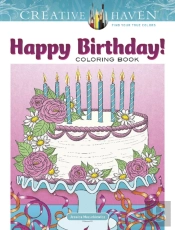 Creative Haven Happy Birthday! Coloring Book