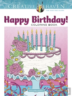 Bertrand.pt - Creative Haven Happy Birthday! Coloring Book