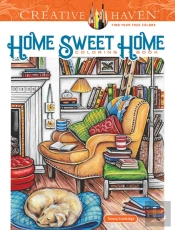 Creative Haven Home Sweet Home Coloring Book