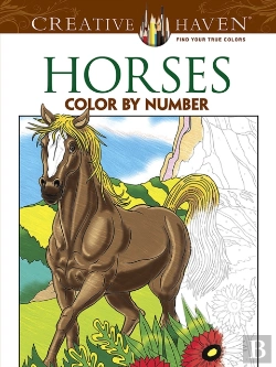 Bertrand.pt - Creative Haven Horses Color By Number Coloring Book