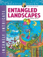 Creative Haven Insanely Intricate Entangled Landscapes Coloring Book