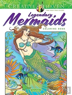 Bertrand.pt - Creative Haven Legendary Mermaids Coloring Book