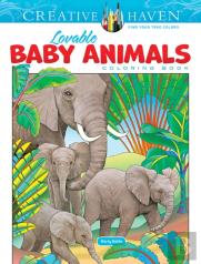 Creative Haven Lovable Baby Animals Coloring Book