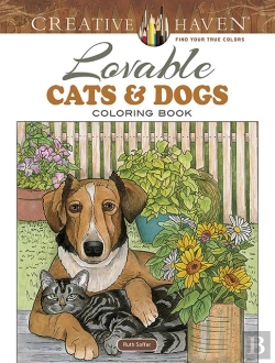 Bertrand.pt - Creative Haven Lovable Cats And Dogs Coloring Book