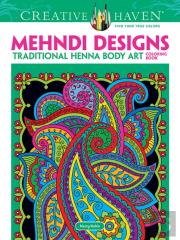 Creative Haven Mehndi Designs Coloring Book