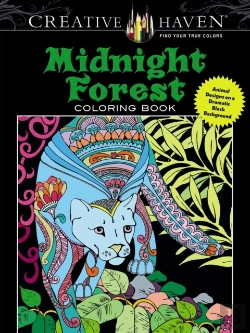 Bertrand.pt - Creative Haven Midnight Forest Coloring Book