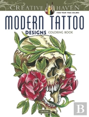 Creative Haven Modern Tattoo Designs Coloring Book