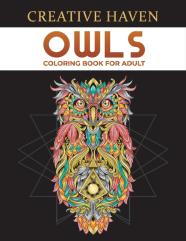 Creative Haven Owls Coloring Book For Adult