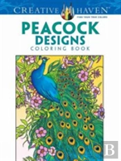 Creative Haven Peacock Designs Coloring Book