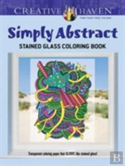 Bertrand.pt - Creative Haven Simply Abstract Stained Glass Coloring Book