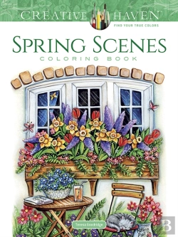 Bertrand.pt - Creative Haven Spring Scenes Coloring Book