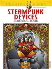 Creative Haven Steampunk Devices Coloring Book