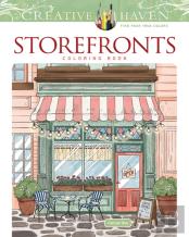 Creative Haven Storefronts Coloring Book