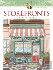 Creative Haven Storefronts Coloring Book