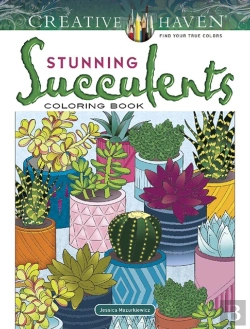 Bertrand.pt - Creative Haven Stunning Succulents Coloring Book