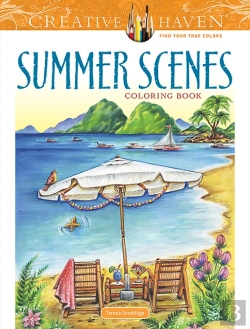 Bertrand.pt - Creative Haven Summer Scenes Coloring Book