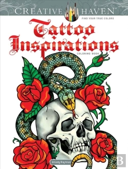 Bertrand.pt - Creative Haven Tattoo Inspirations Coloring Book