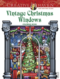 Bertrand.pt - Creative Haven Vintage Christmas Windows Coloring Book
