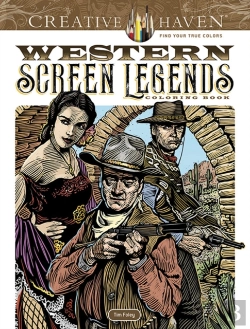 Bertrand.pt - Creative Haven Western Screen Legends Coloring Book