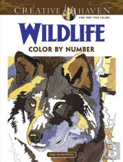 Creative Haven Wildlife Color By Number Coloring Book