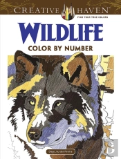 Creative Haven Wildlife Color By Number Coloring Book