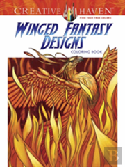 Creative Haven Winged Fantasy Designs Coloring Book