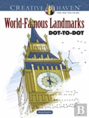 Creative Haven World-Famous Landmarks Dot-To-Dot