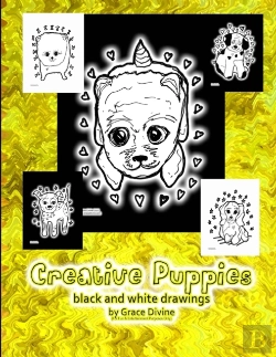 Bertrand.pt - Creative  Puppies  Black And White Drawings By Grace Divine