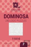 Creator Of Puzzles - Dominosa 240 Logic Puzzles 11x10 (Volume 7)