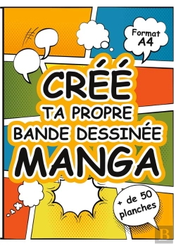 Bertrand.pt - Cree Ta Propre Bande Dessinee Manga - Grand Livre De Planches De Des