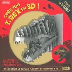 Bertrand.pt - Cree Ton T-Rex En 3d ! - Avec Un Livre Pour Tout Savoir Sur Les Terrifiants Tyrannosaures