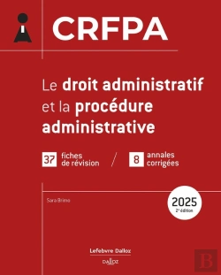 Bertrand.pt - Crfpa : Le Droit Administratif Et La Procédure Administrative (Édition 2025)