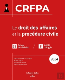 Bertrand.pt - Crfpa : Le Droit Des Affaires Et La Procédure Civile